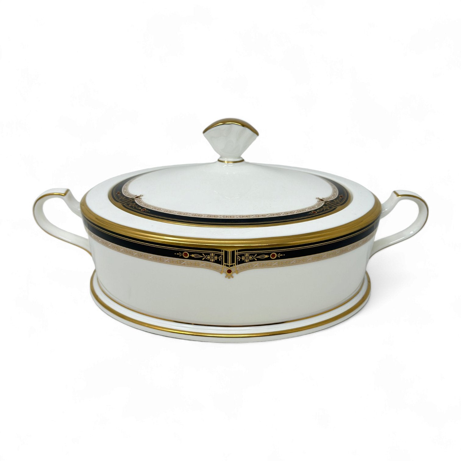 Noritake Gold and Sable Covered Vegetable