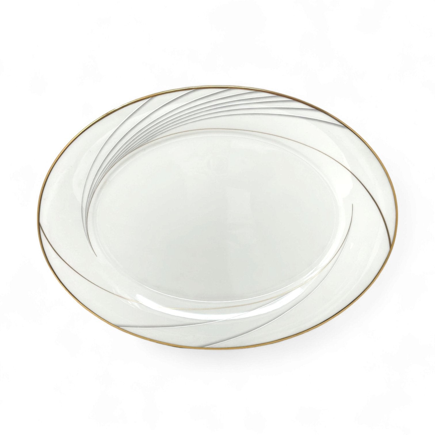 Noritake Golden Tide Oval Platter Large