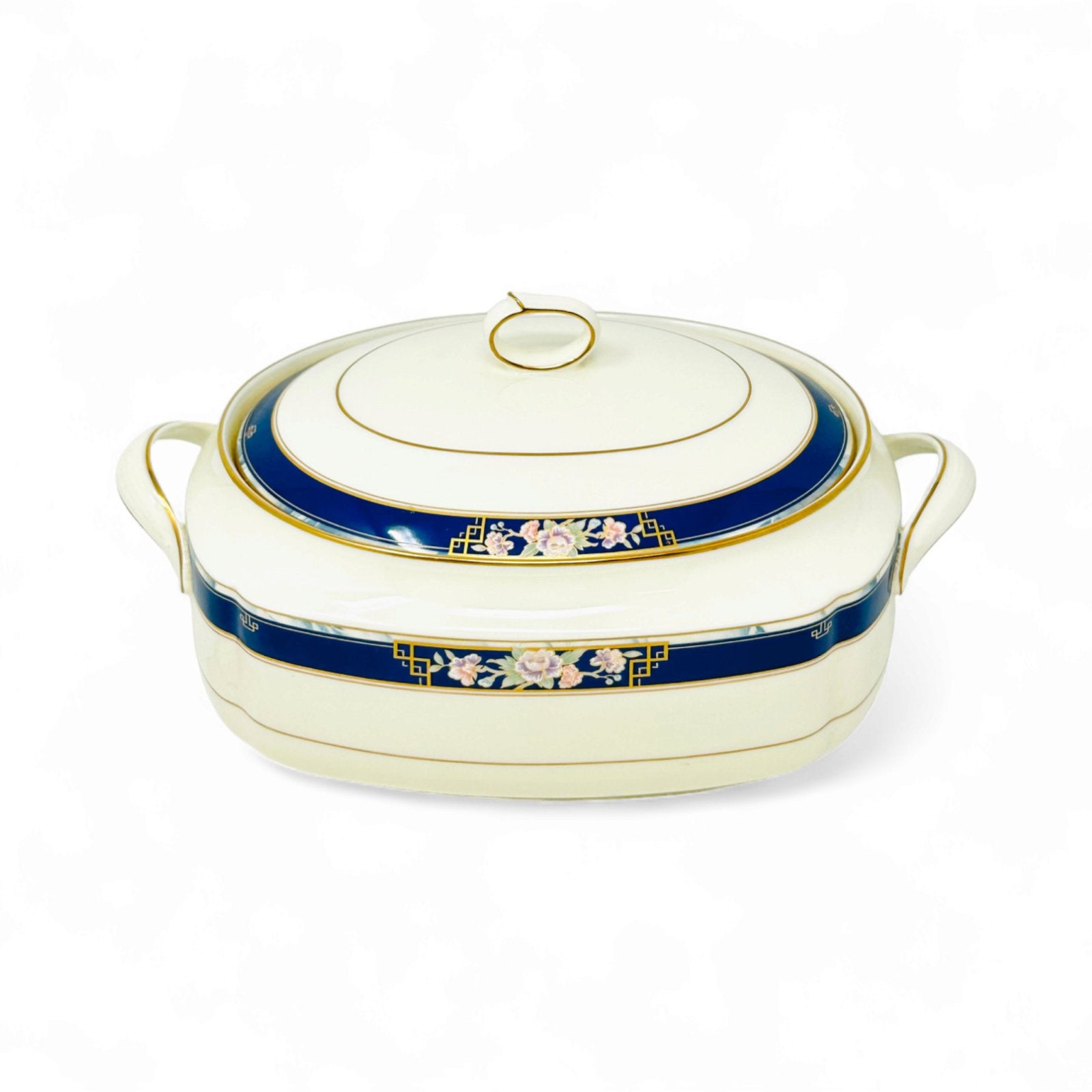 Noritake Imperial Gate Covered Vegetable Bowl