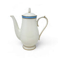 Noritake Ivory and Azure Covered Coffee Pot