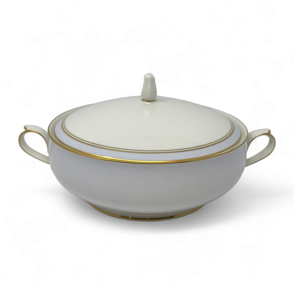 Noritake Ivory and Mist Covered Vegetable Bowl