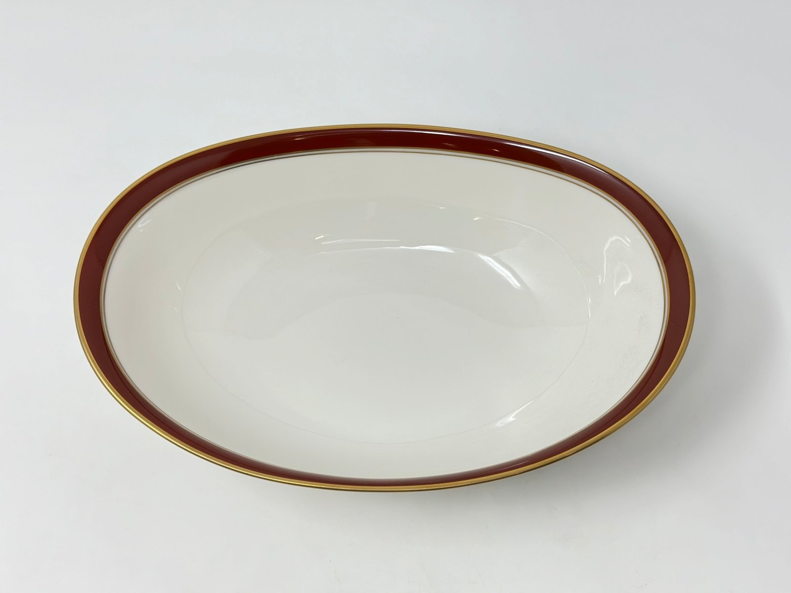 Noritake Ivory and Sienna Oval Vegetable Bowl