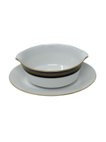 Noritake Legacy Vienna Gravy Boat with Attached Under Plate