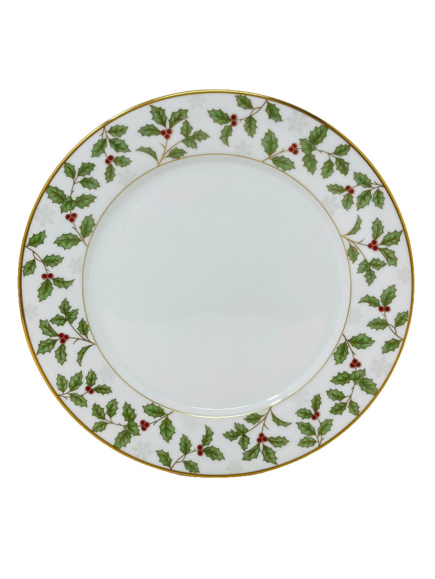 Noritake Legendary Holly & Berry Gold Dinner Plate