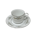 Noritake Melissa Espresso Cup & Saucer Set