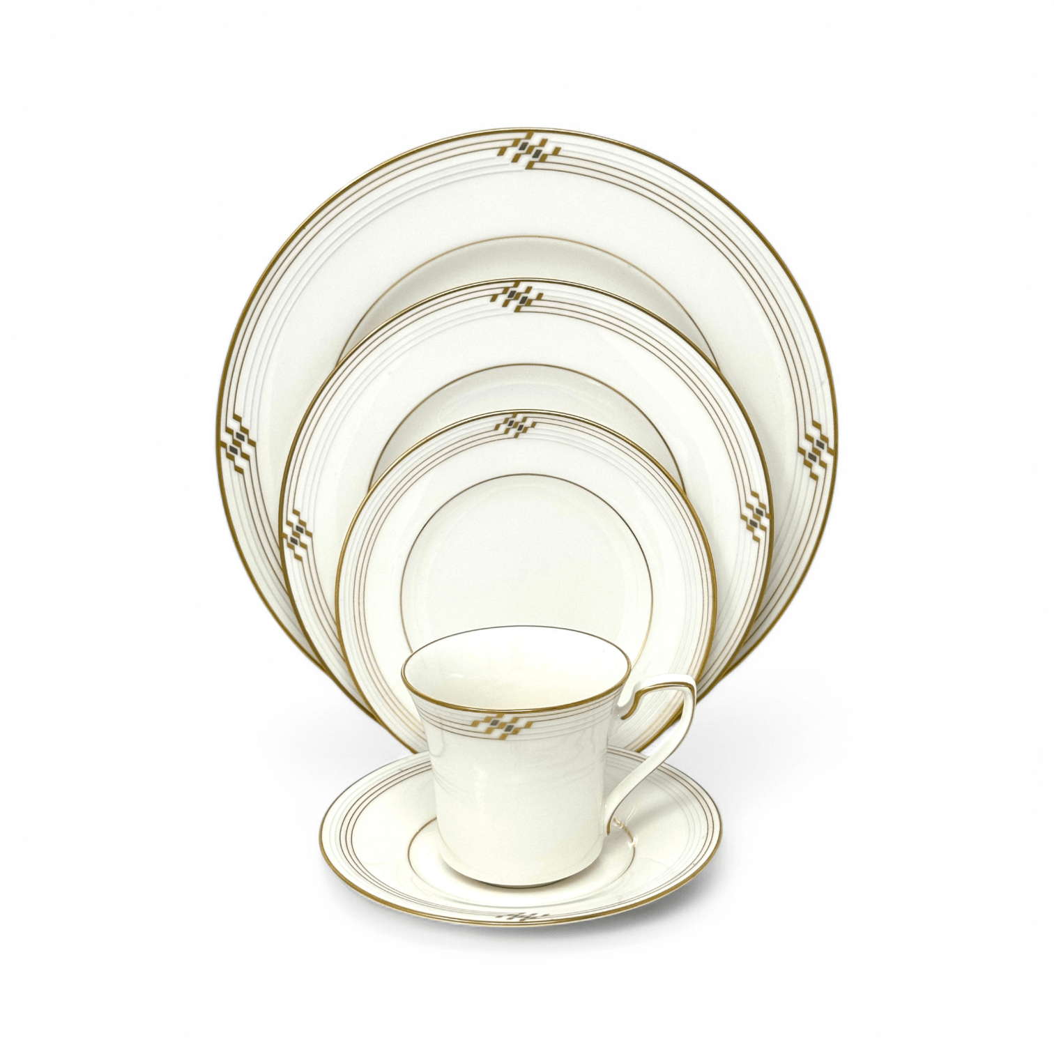 NORITAKE MERINA GOLD - 5 PIECE PLACE SETTING