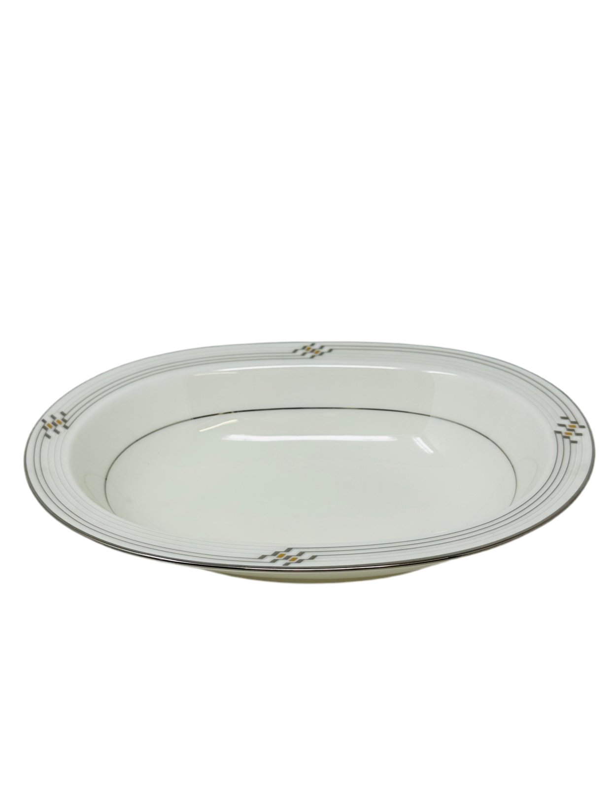 Noritake Merina Platinum Oval Vegetable Bowl