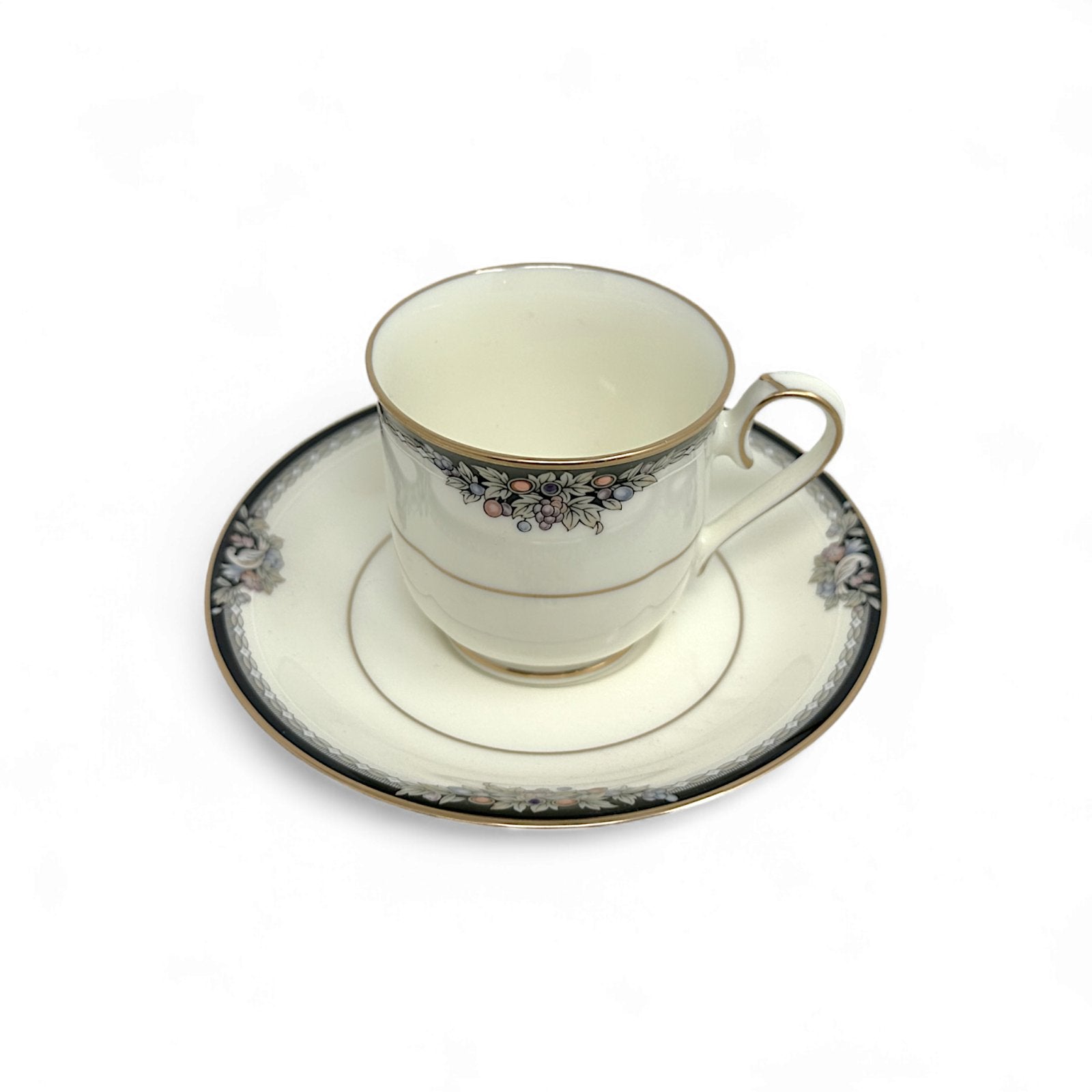 Noritake Philharmonic Espresso Cup & Saucer Set