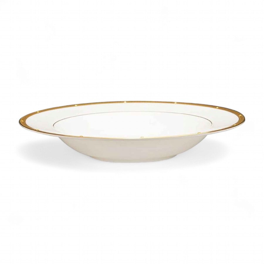 Noritake Rochelle Gold Rim Soup Bowl