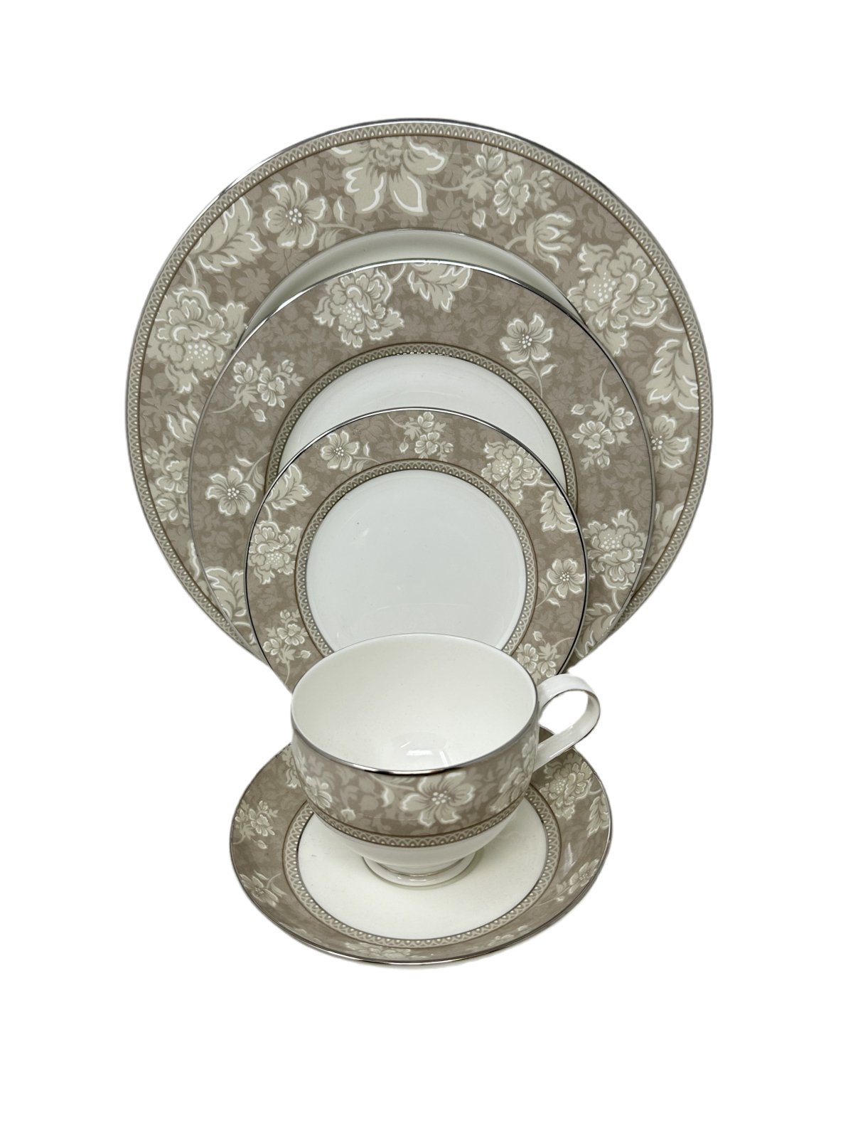 Noritake Rosella Taupe - 5 Piece Place Setting