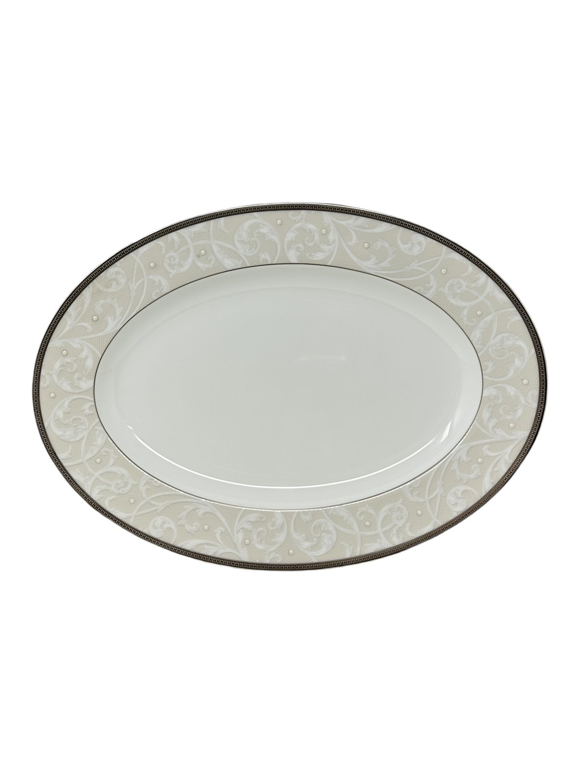 Noritake Satin Lace Oval Platter
