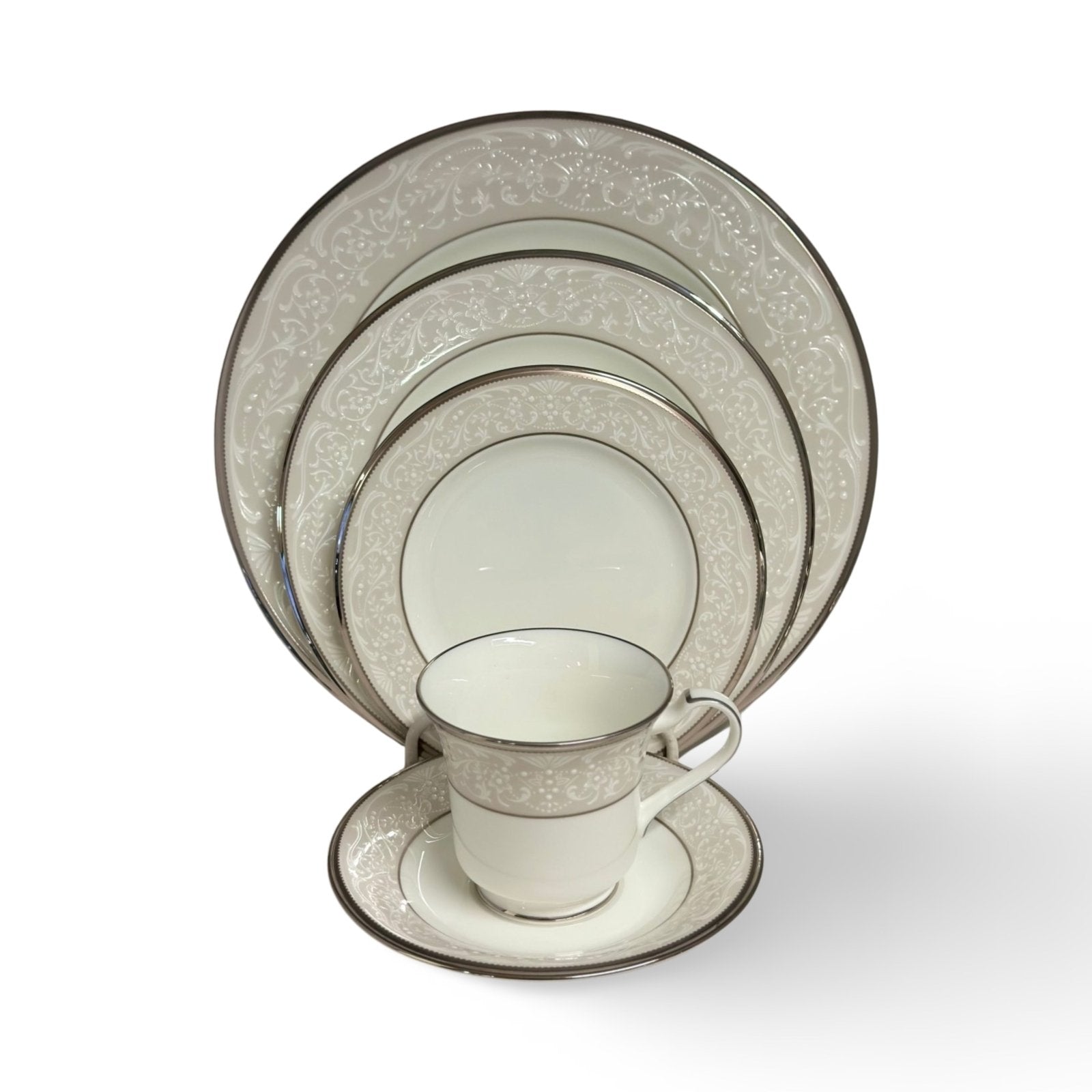 Noritake Silver Palace - 5 Piece Place Setting
