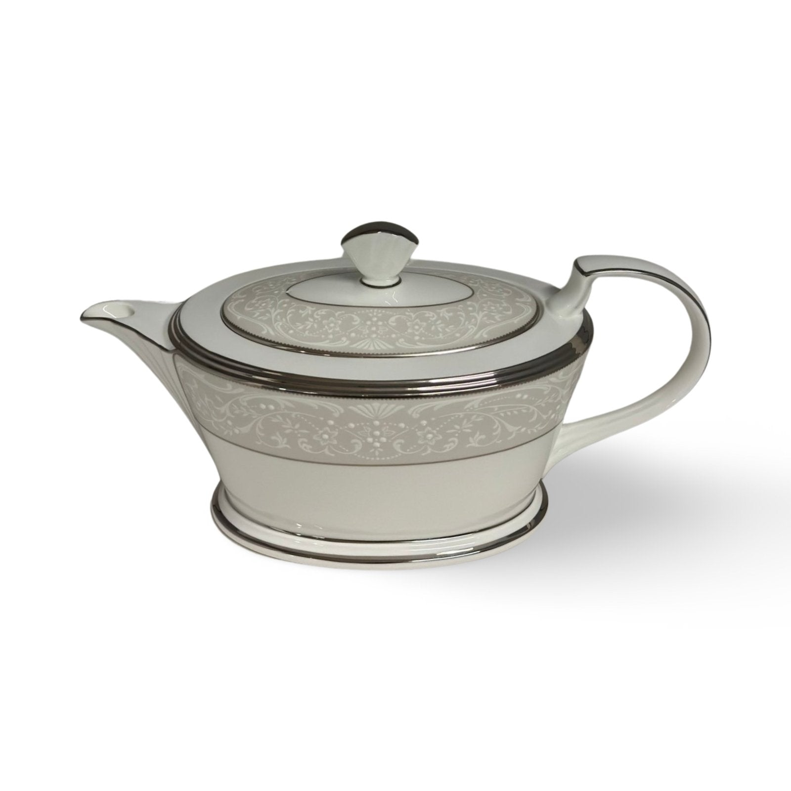Noritake Silver Palace Tea Pot with Lid