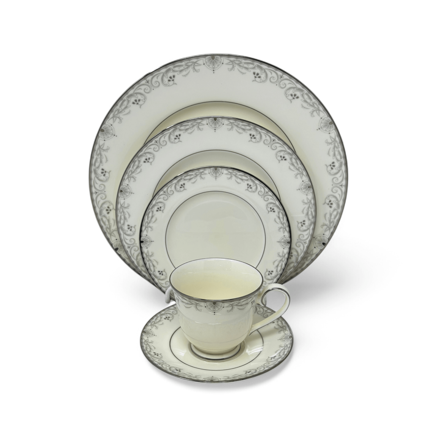 Noritake Venetian Scroll - 5 Piece Place Setting