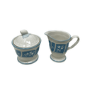 Noritake Victory Blue Cream & Sugar Set