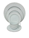 Noritake Whitecliff Platinum - 5 Piece Place Setting
