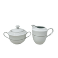 Noritake Whitecliff Platinum Sugar and Cream Set