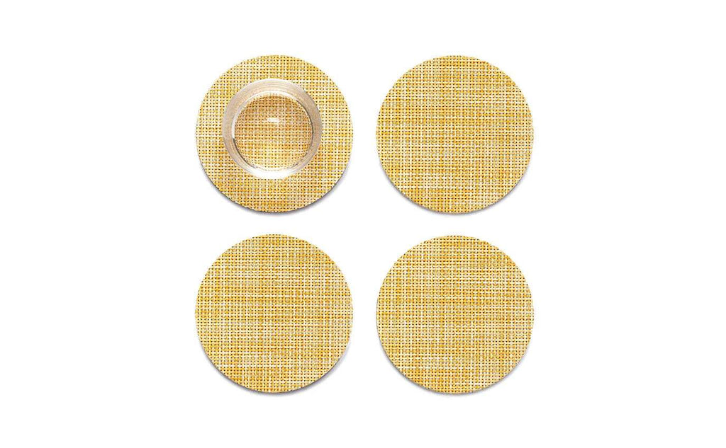 Chilewich Mini Basketweave Coasters - Pack of 4