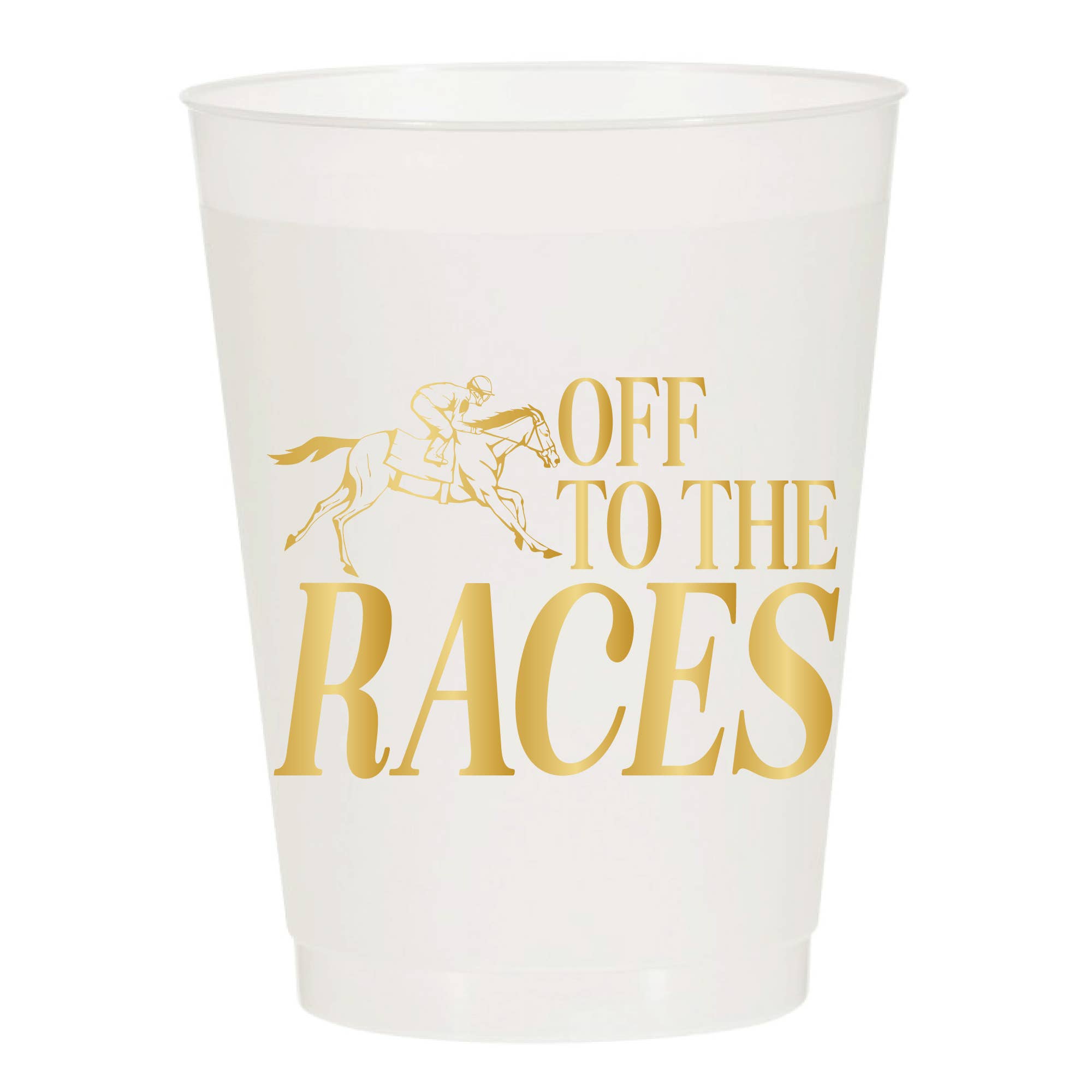 Off to the Races Frosted Cups - Kentucky Derby