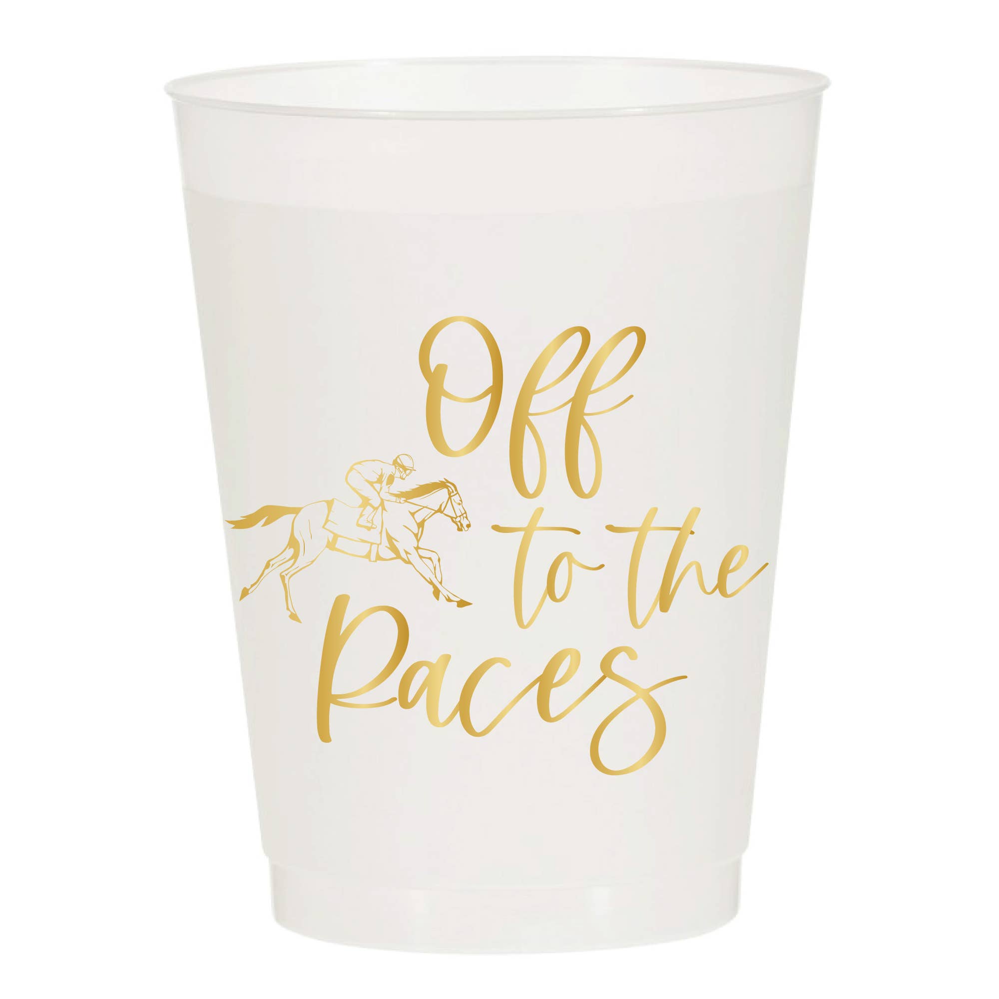 Off To The Races Kentucky Derby Frosted Cups- Derby