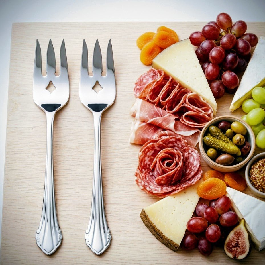 Oneida Bittersweet Large Cold Meat Serving Fork
