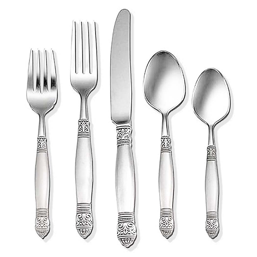 Oneida Dickinson Stainless 5 Piece Place Setting Flatware Set