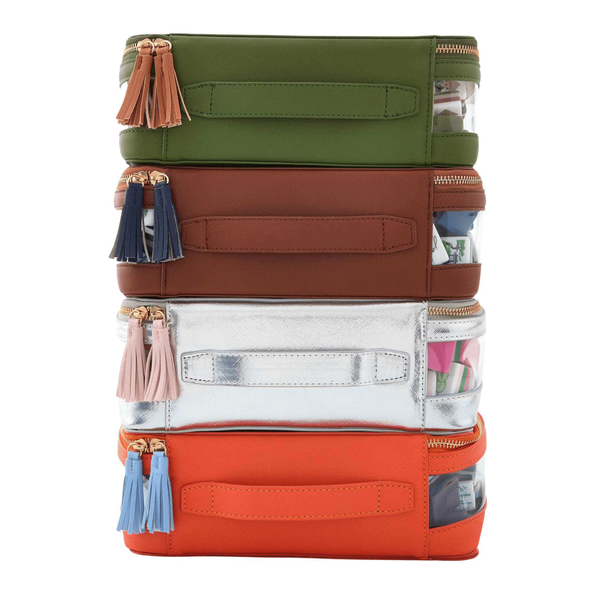Orange Tile Storage Bag - Oh My Mahjong | Ships In 1 Business Day