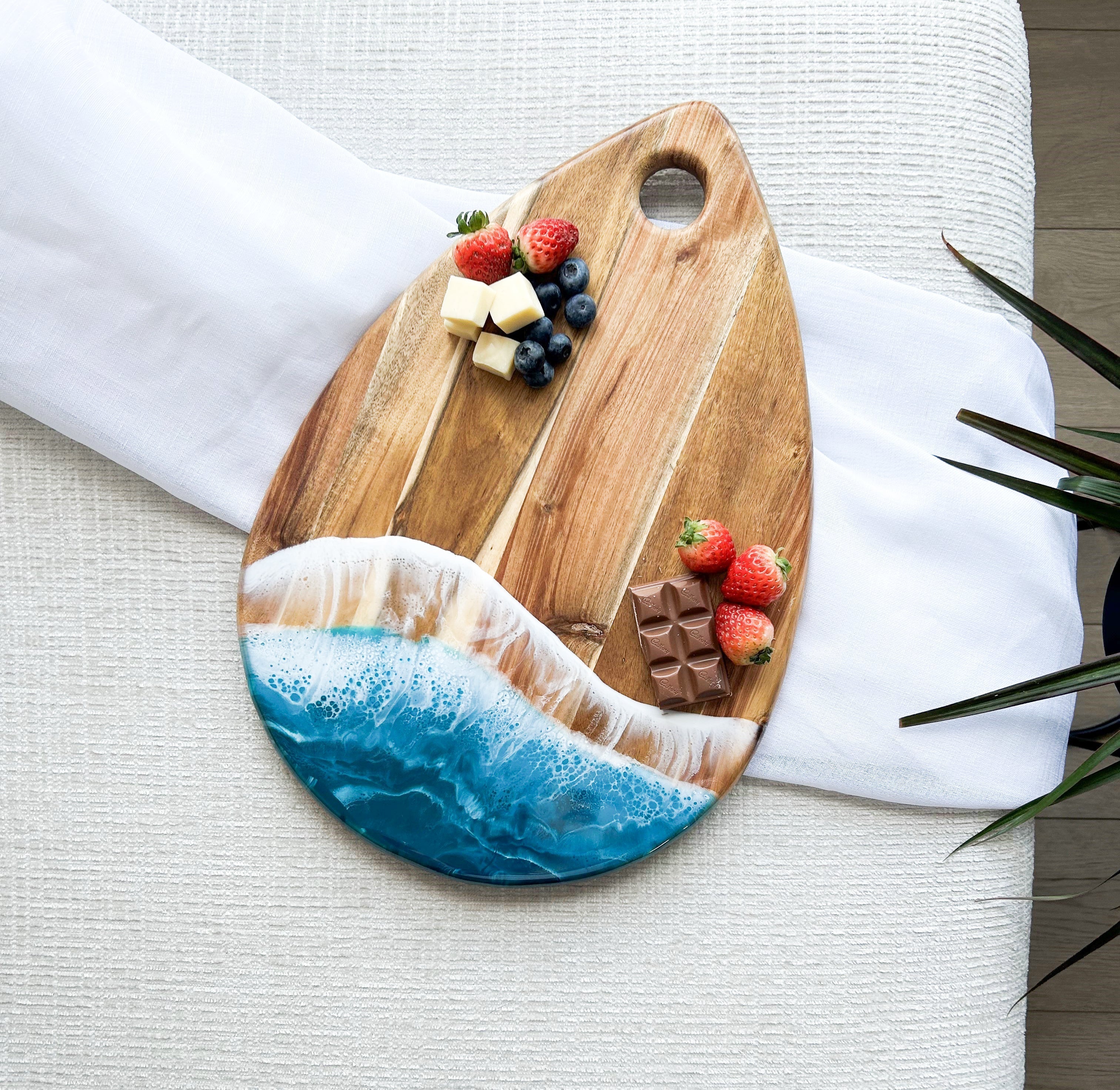 Rain Drop Shaped Charcuterie Boards