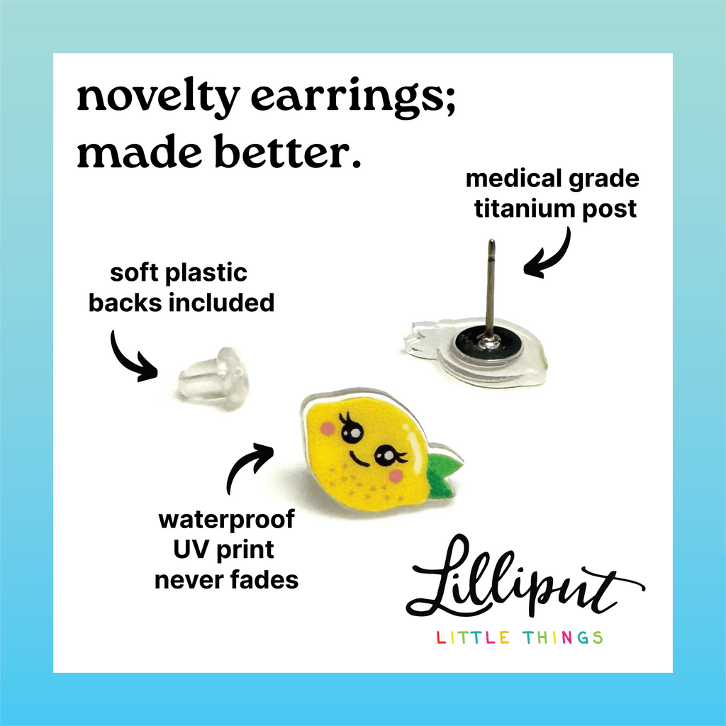 Paper and Pencil Earrings // Teacher Gift // Back to School