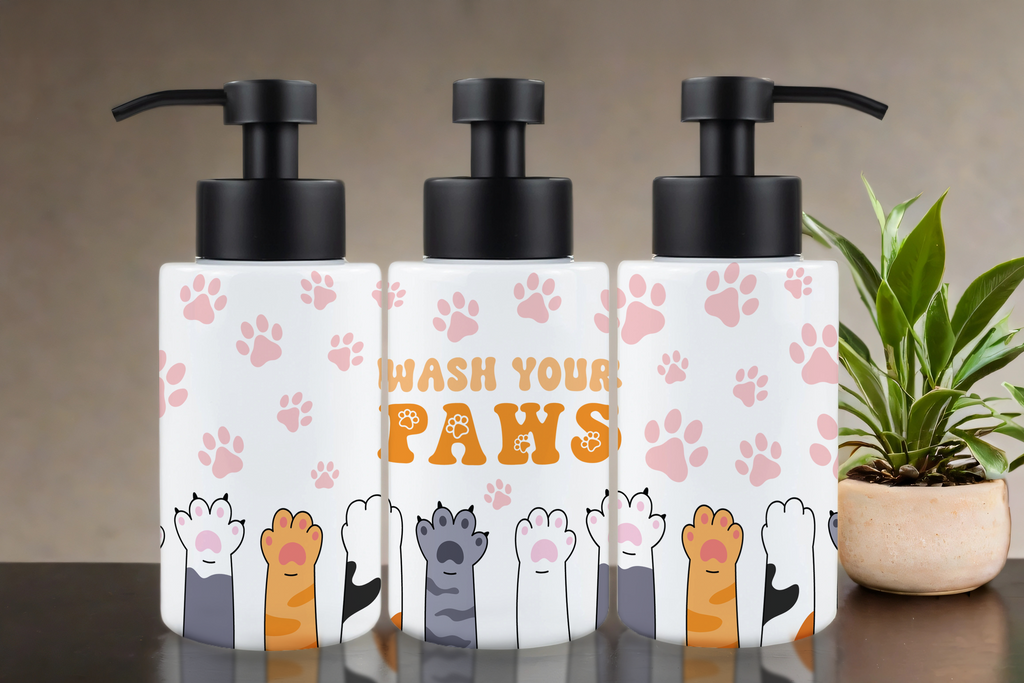 Assorted Ready to Press Sublimation 18oz Soap Dispenser Prints (15 Pack)