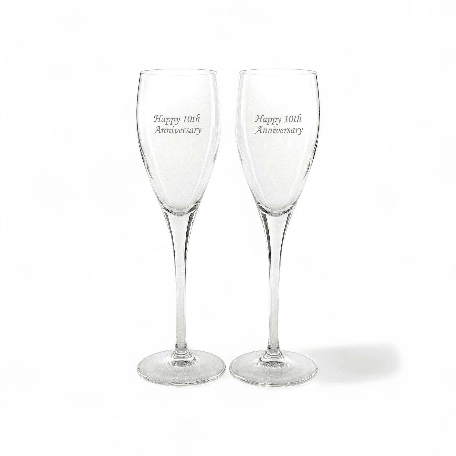 Persona Happy 10th Anniversary Champagne Flutes - Set of 2