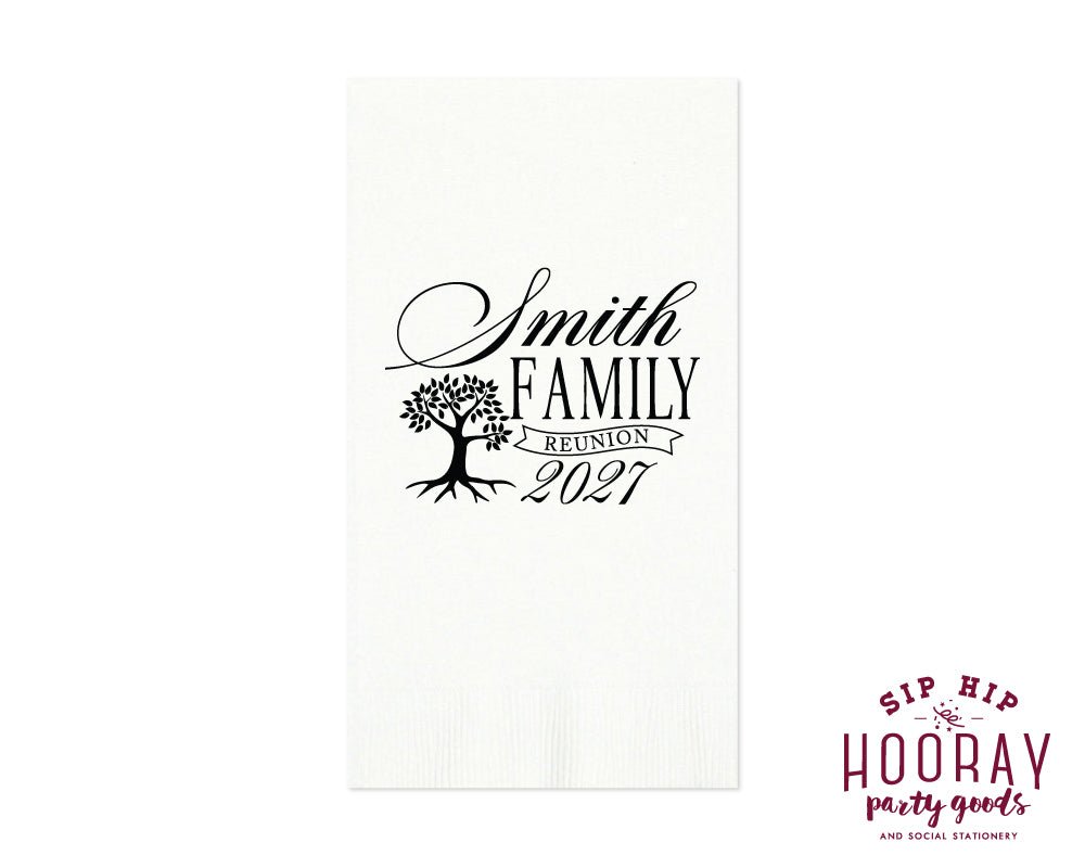 Personalized Family Reunion Guest Towels