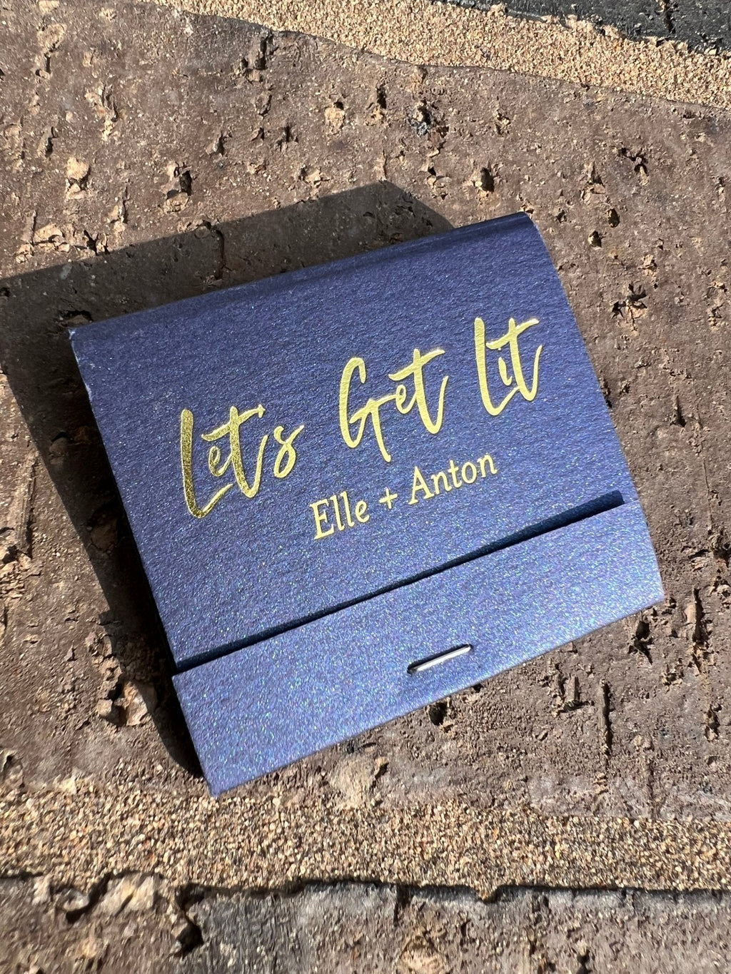 Personalized Luxe 30 Strike Wedding Matchbooks