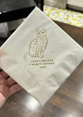 Personalized Pet Drawing Beverage Napkins