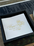 Custom Pet Portrait Wedding Beverage Napkins