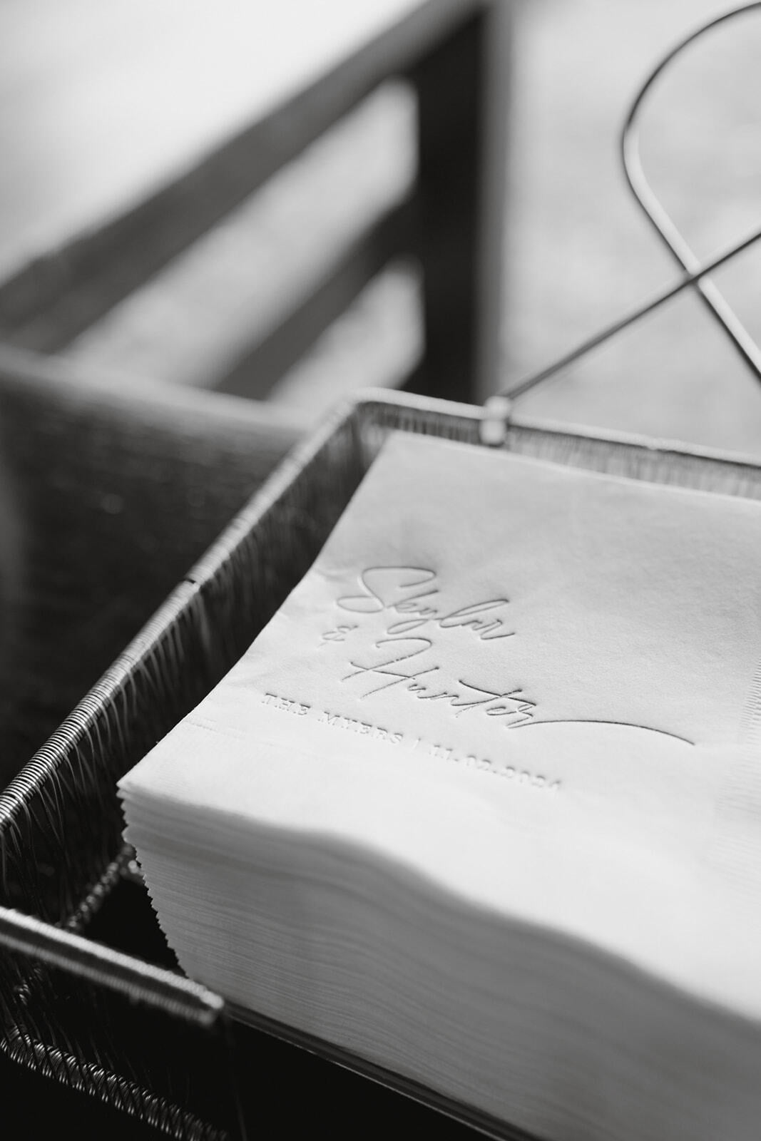 Personalized Wedding Napkins