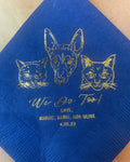 Pet Sketch Custom Napkins