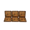 Pimpernel Premier Collection Africa Coasters Set of 6