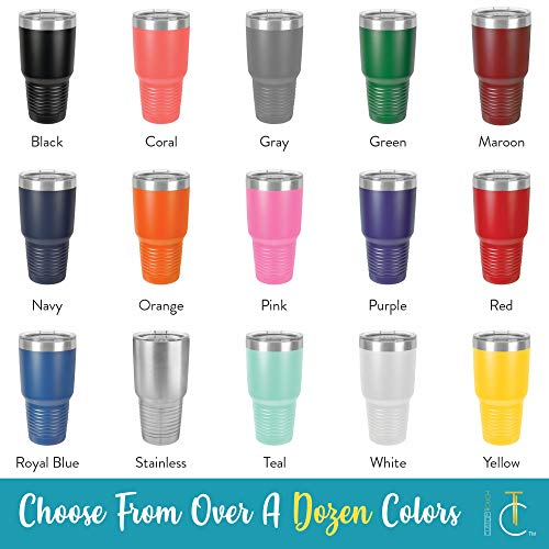 White 30 oz Tumbler - Ringneck  - UV Printing