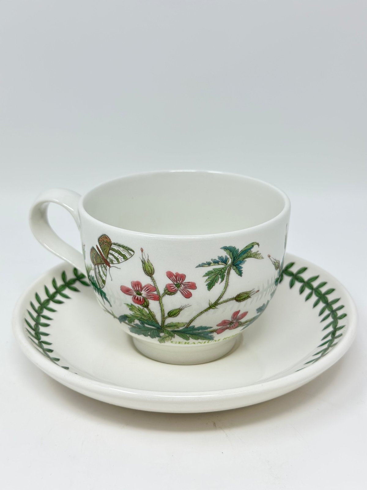 Portmeirion Botanic Garden Geranium Robertianum Cup/Saucer