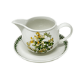 Portmeirion Botanic Garden Polygala Chamaebuxus Gravy Boat and Stand