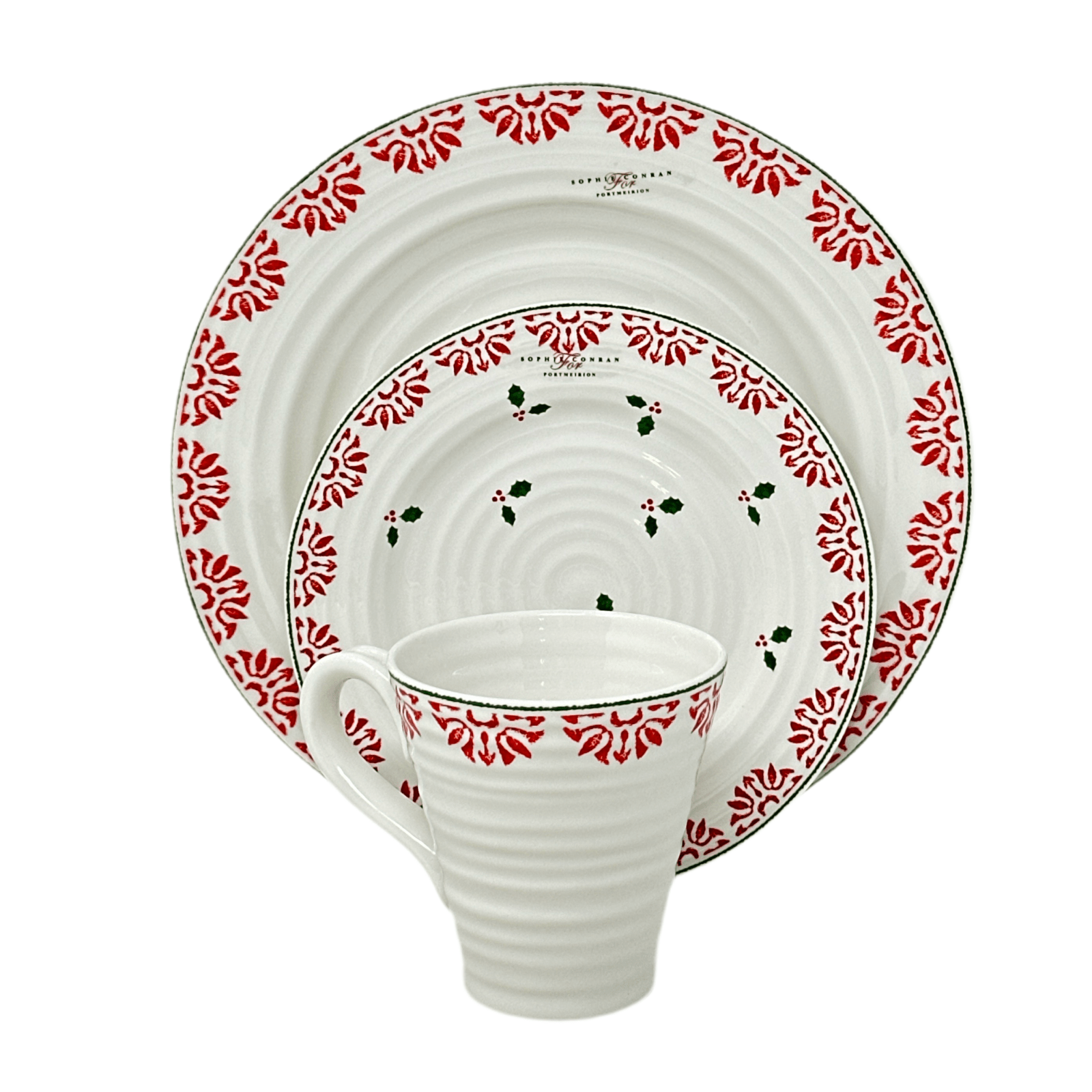 Portmeirion Sophie Conran Christmas - 3 Piece Place Setting