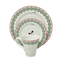 Portmeirion Sophie Conran Christmas Snow Flakes - 3 Piece Place Setting