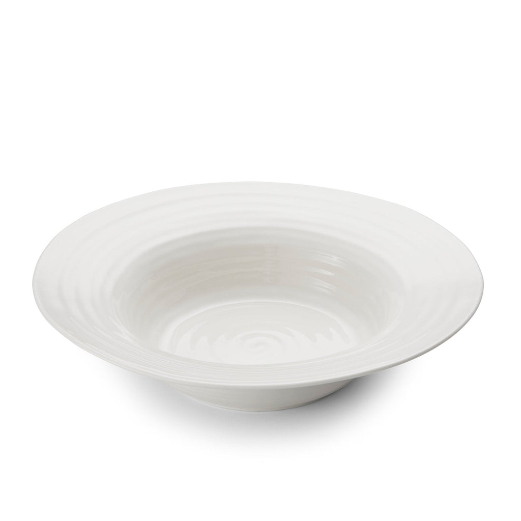 Portmeirion Sophie Conran White 10.5" Bistro Bowls - Set of 2