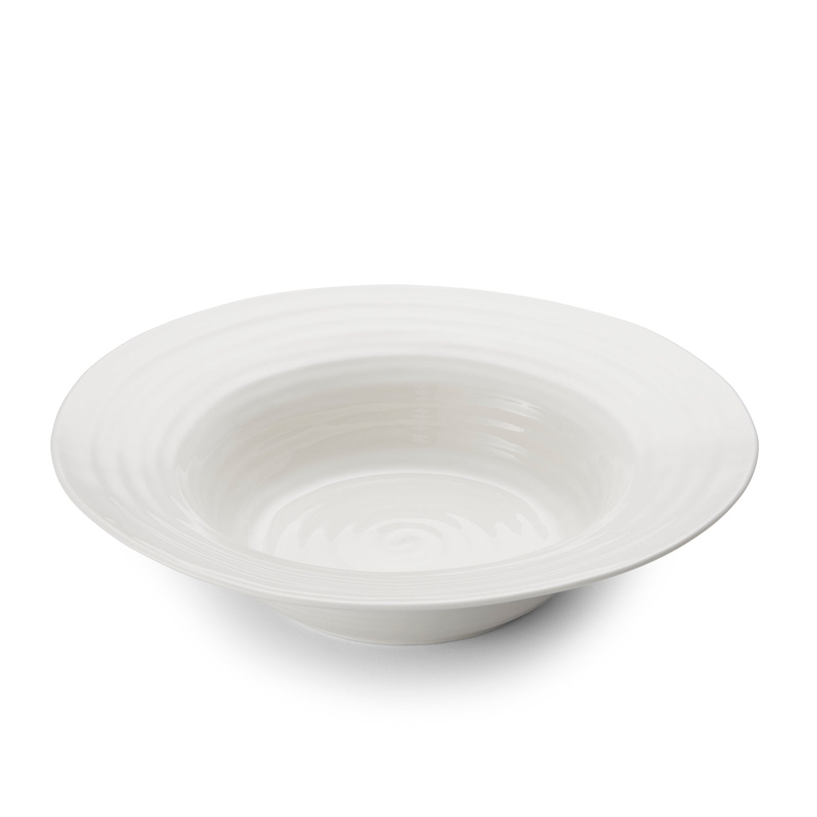 Portmeirion Sophie Conran White 10.5" Bistro Bowls - Set of 2