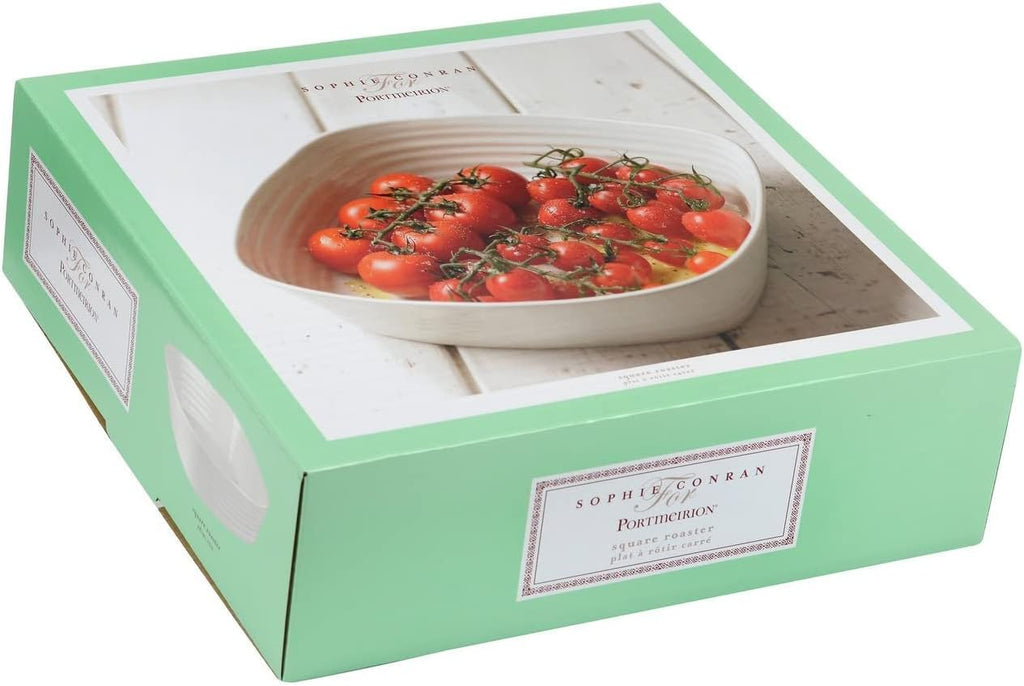 Portmeirion Sophie Conran White 11" Square Roasting Dish