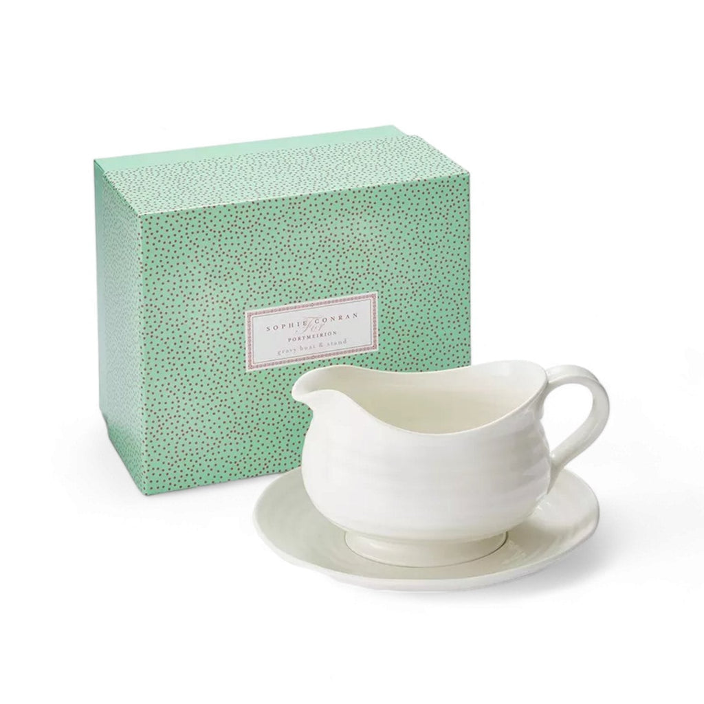 Portmeirion Sophie Conran White Gravy Boat