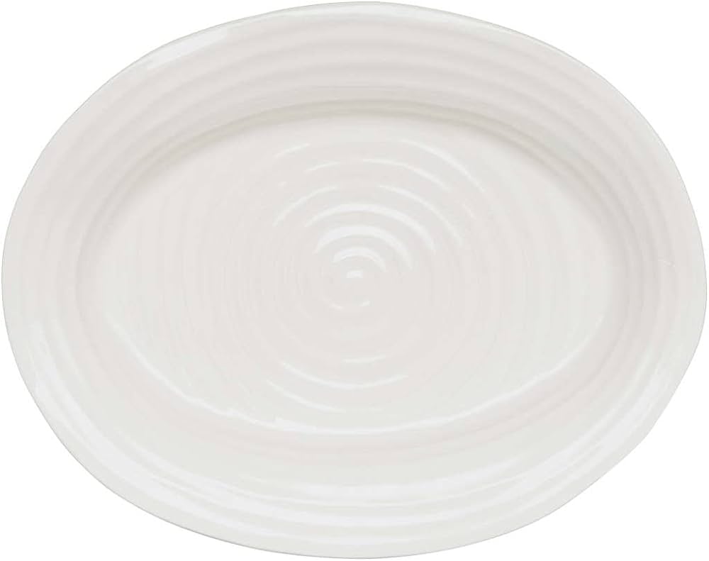 Portmeirion Sophie Conran White Large 17" (44cm) Oval Platter