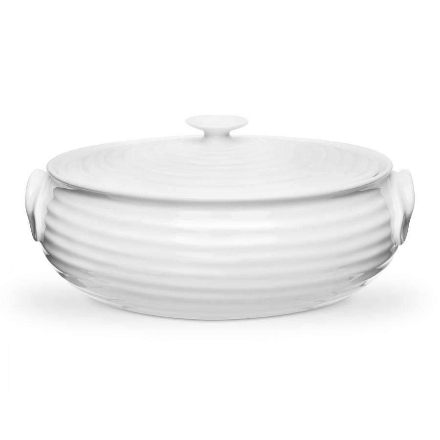 Portmeirion Sophie Conran White Oval Casserole