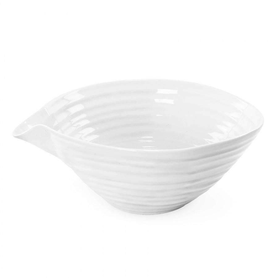 Portmeirion Sophie Conran White Pouring Bowl with Snipe